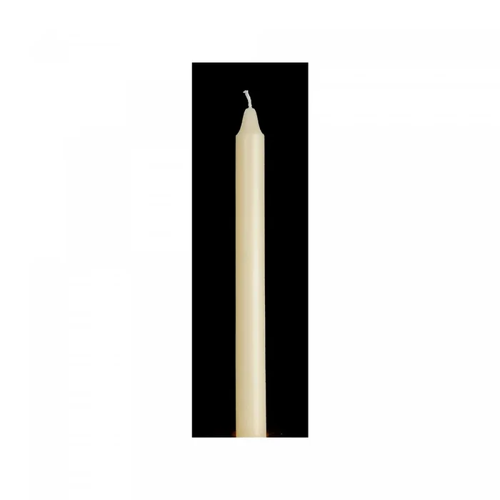 10″ Unscented Columns Ivory – Set of 12 Candle|Bougies colonnes ivoire non parfumées de 10 po – ensemble de 12 bougies