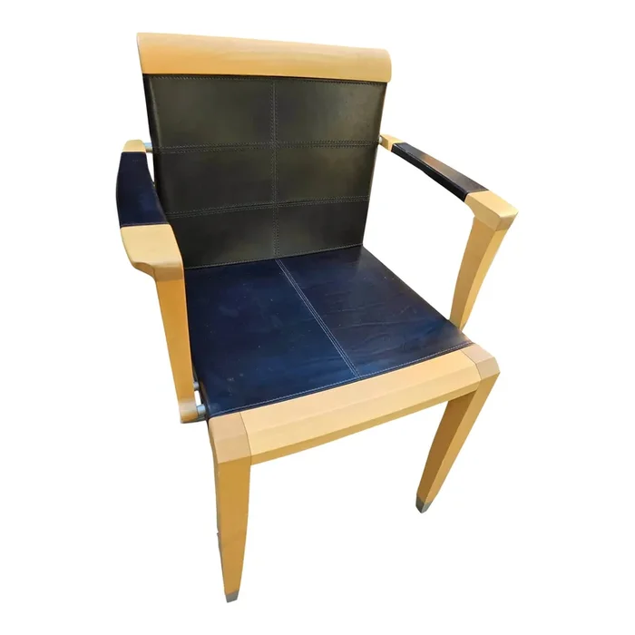 1990s Giorgetti Manufactured Chi Wing Lo Aro Armchair