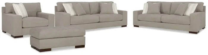 2 Sofas, Chair And Ottoman