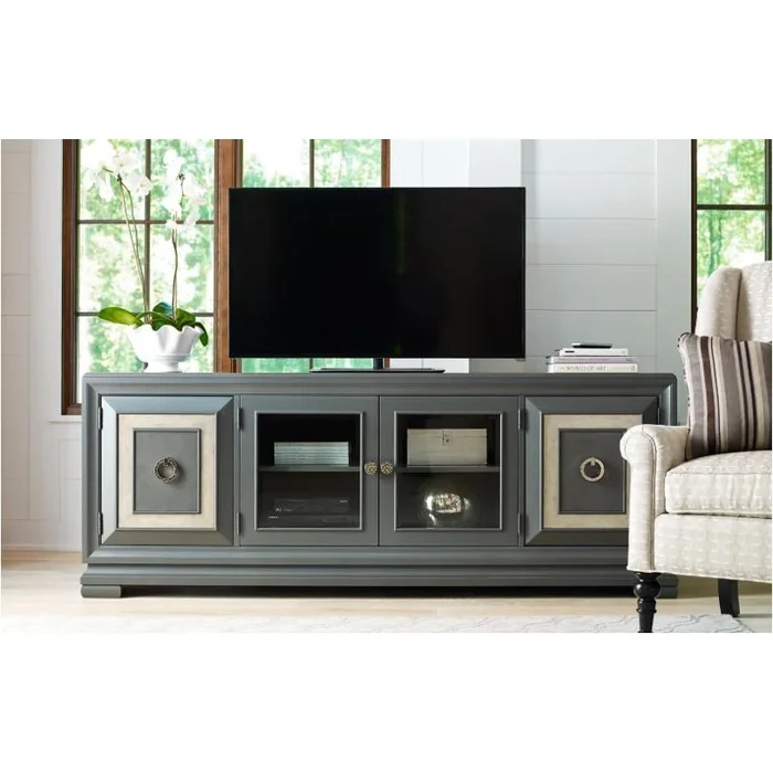 5011-023 Legacy Classic Furniture Tower Suite – Moonstone Entertainment Console – Moonstone