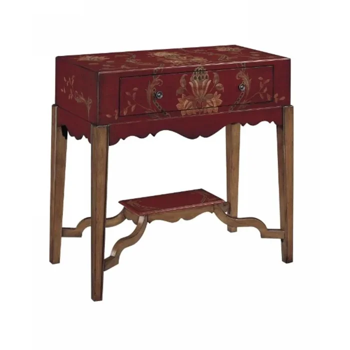 59872 Stein World Console Tbl 1dw Bohemian Red/wood Tone