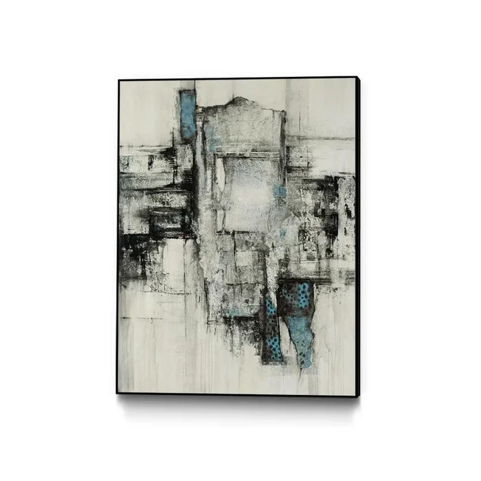 “Paper Performance Ii” Canvas Framed Black 18×24 Wall Art|Œuvre d’art murale sur toile encadrée noire « Paper Performance Ii » 18 x 24