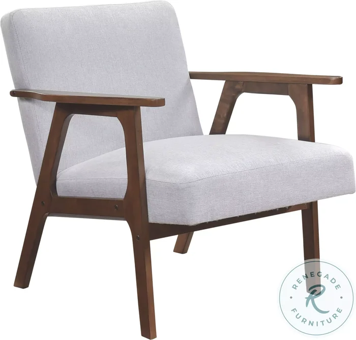 Aldo Brown And Gray Accent Chair