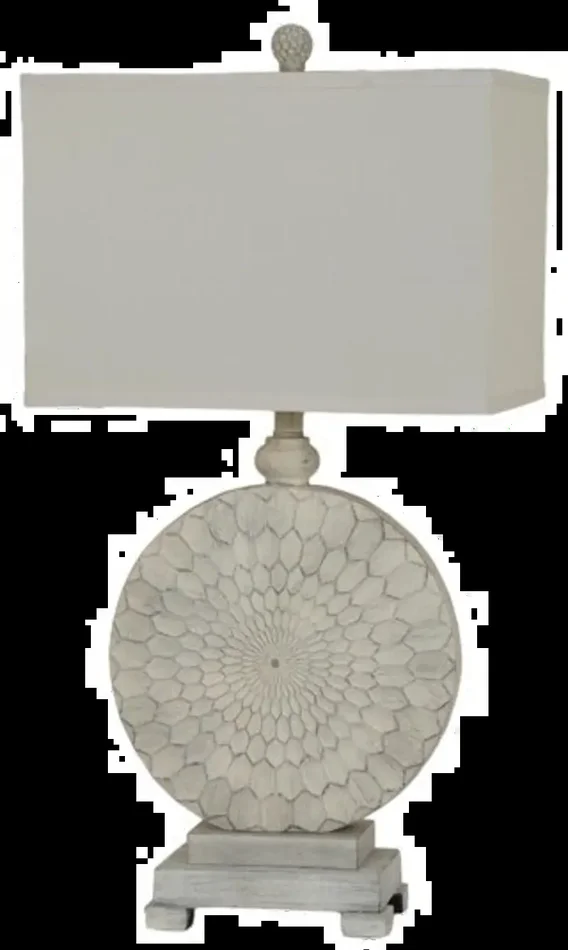 Antique Medallion Table Lamp