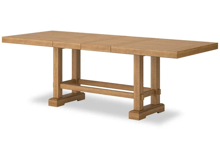 Archer Counter-Height Extension Dining Table, 72-108″W – Light Brown | Table de salle à manger Archer de hauteur comptoir avec rallonge, 72 po à 108 po (L) – brun clair