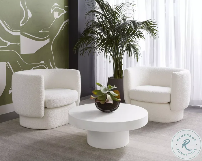 Artemis White Occasional Table Set