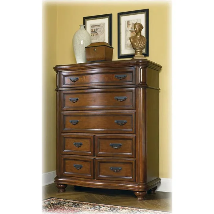 B625-46 Ashley Furniture Nottingdale Chest Dark Brown Finish