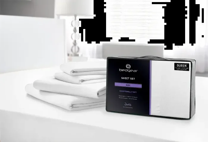BedGear White Microfiber King Bed Sheets