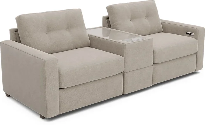 Beige 3 Pc ModularOne with Media Console