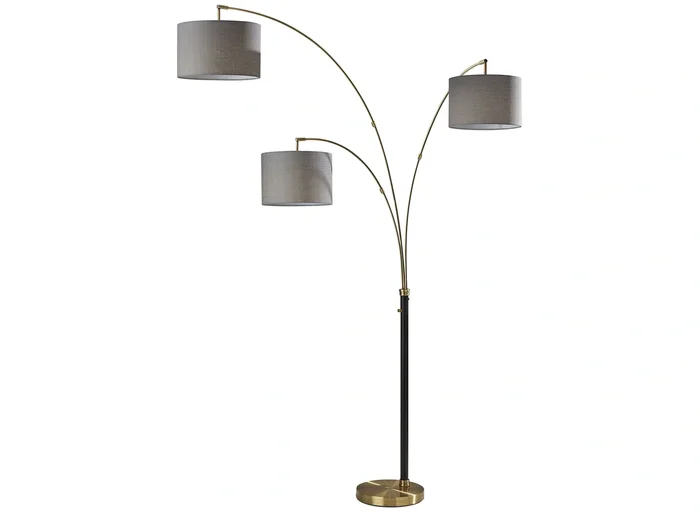 Bergen 3-Arm Arc Lamp