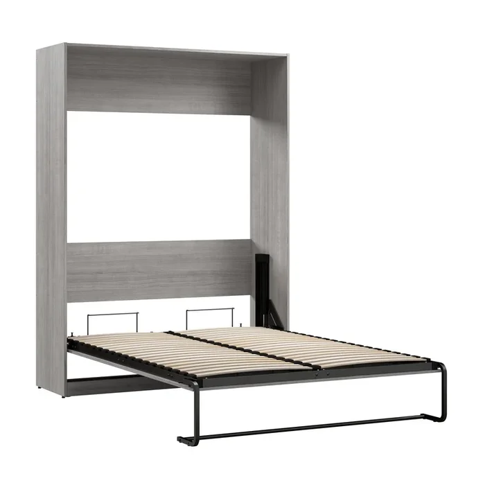 Bestar Claremont Full Murphy Bed – Platinum Grey|Lit double escamotable Claremont de Bestar – gris platine