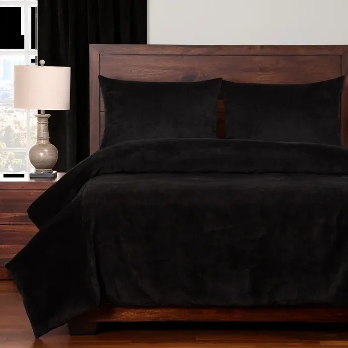 Black Padma Night 4 Piece King Bedding Collection