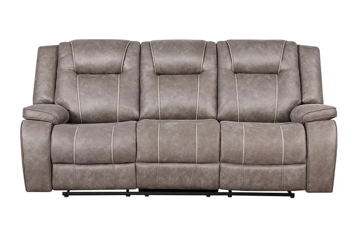 Blake Desert Taupe Reclining Sofa