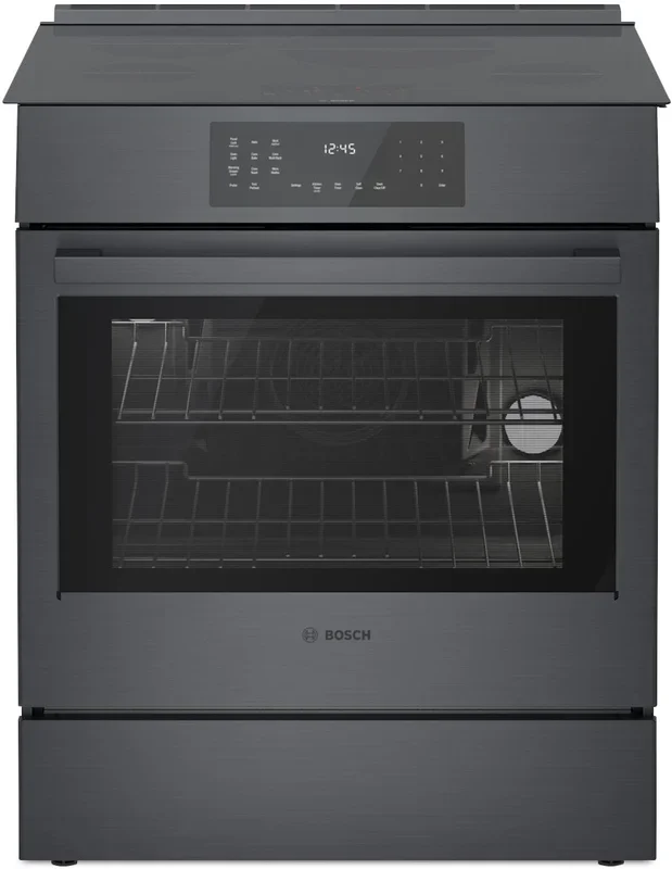 Bosch 4.6 Cu. Ft. 800 Series Electric Range with Induction Cooktop – HII8047C | Cuisinière électrique Bosch de série 800 de 4,6 pi3 avec surface de cuisson à induction – HII8047C | HII8047C