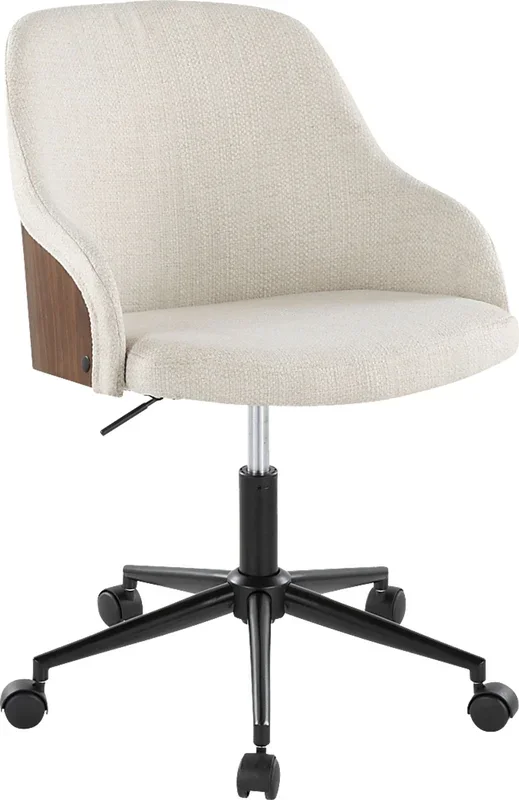 Bryta I Cream Desk Chair