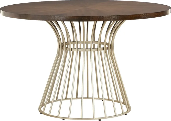 Calisi Brown Round Dining Table