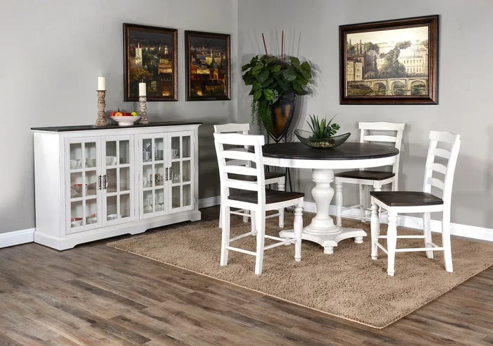 Carriage House Counter Height Round Dining Set