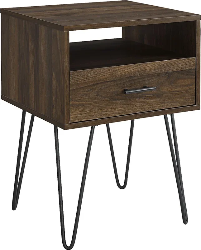 Clyburn Walnut Side Table