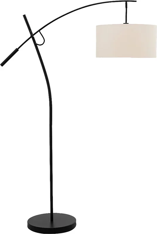 Curtner Court Black Floor Lamp