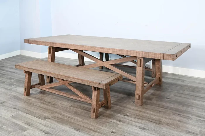 Desert Rock Extension Dining Room Set w/ Benches