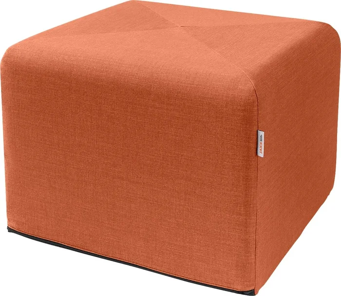 Edunci Orange Large Ottoman