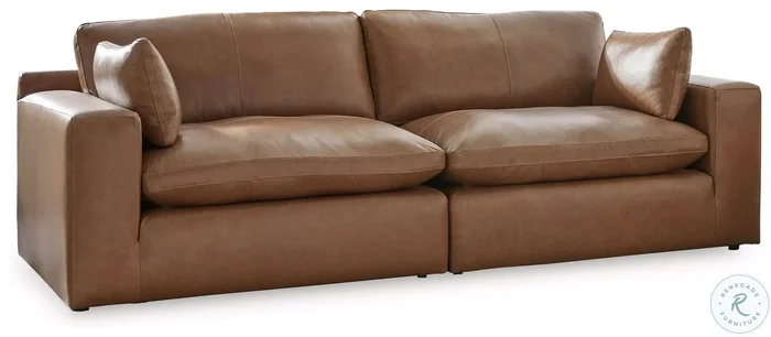 Emilia Caramel Modular Loveseat