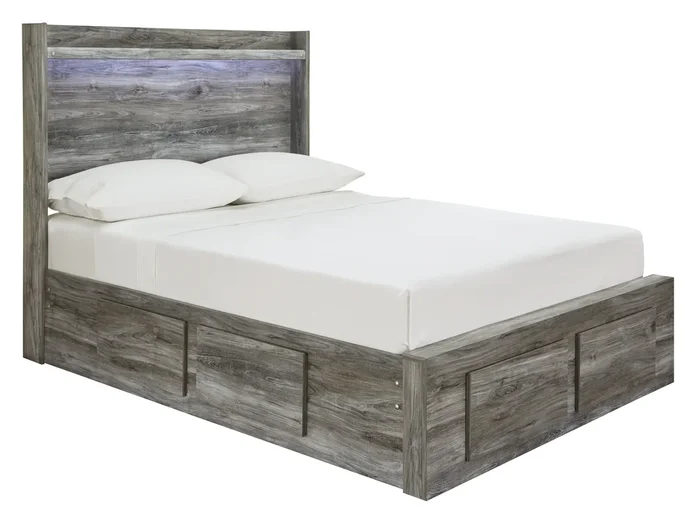 Full Panel Bed With 6 Storage Drawers
