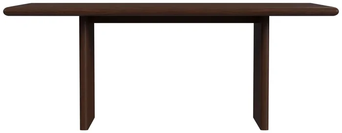 Halmstad Brown 74″ Rectangular Panel Dining Table