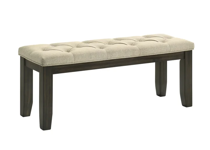 Herbert – Bench – Espresso / Beige