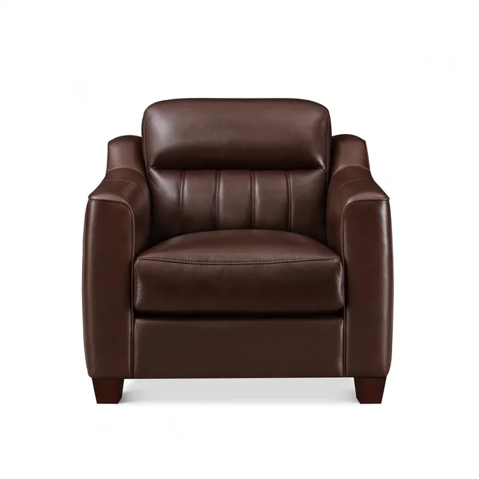 Hydeline Uptown Leather Chair – Brown | Hydeline Uptown Fauteuil en cuir – Brun