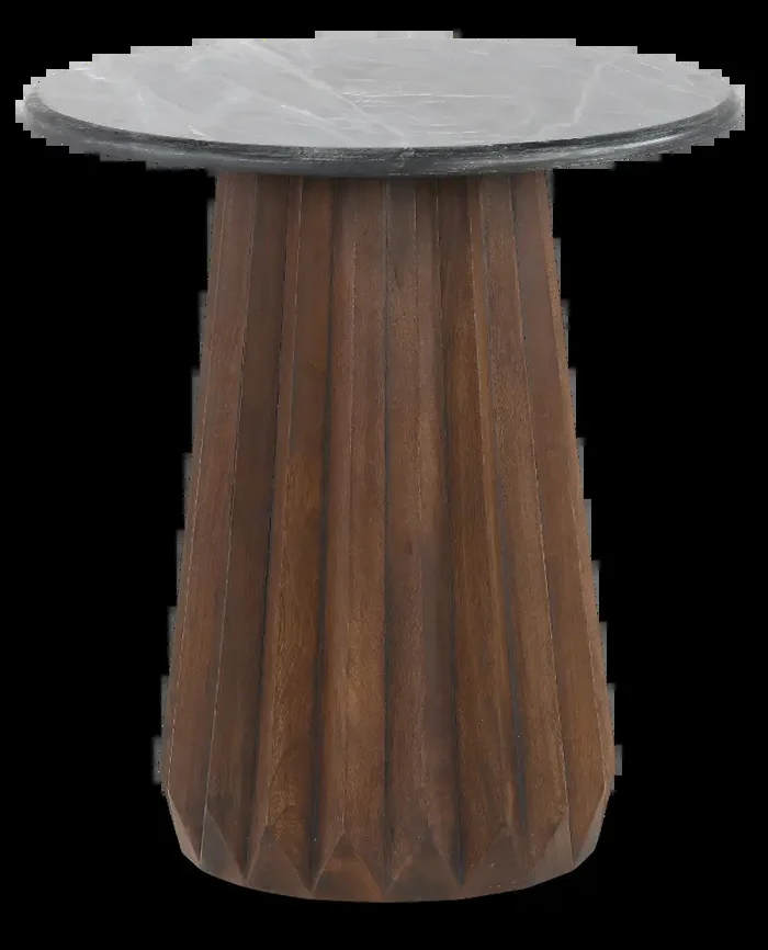 Jennings Black and Brown End Table