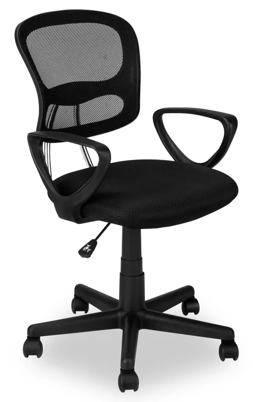 Kalvin 21.5″ Office Chair – Black|Chaise de bureau Kalvin de 21,5 po – noire