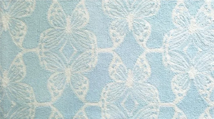 Kids Flickering Butterfly Aqua 2’8 x 4’8 Rug