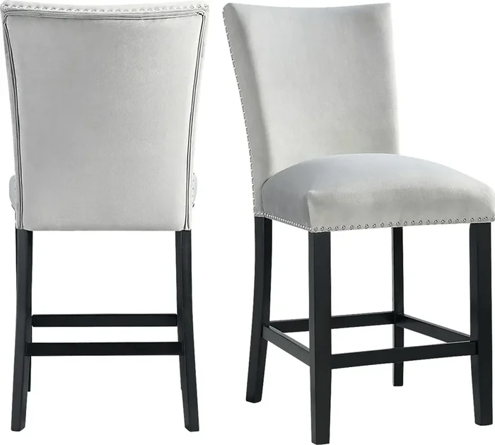 Kimlie Gray Counter Height Chair Set