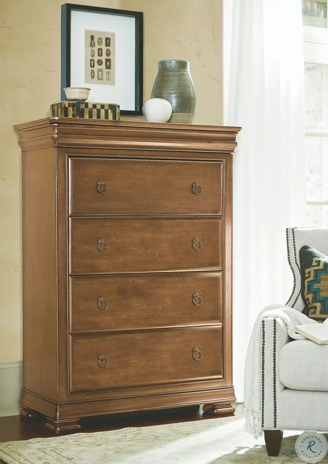 Lancelot Cognac 4 Drawer Chest