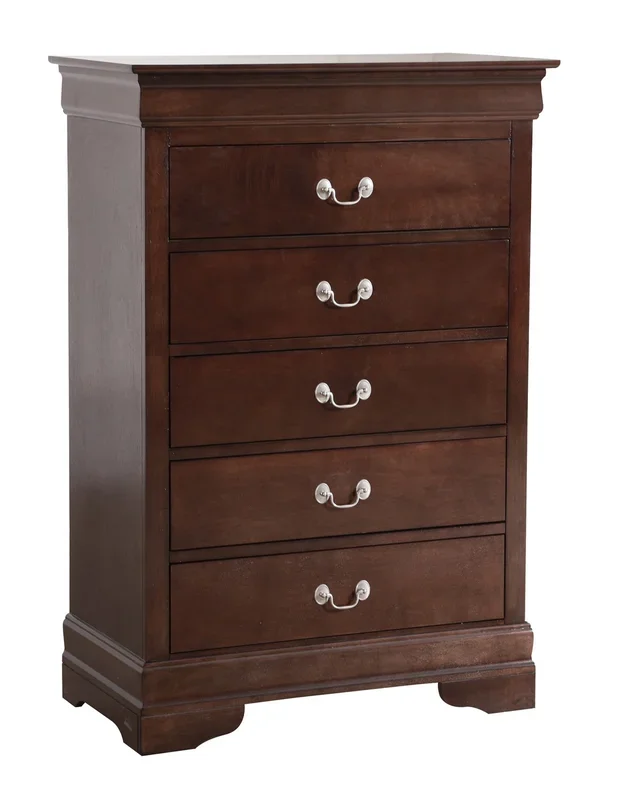 Louis Phillipe Cappuccino Chest