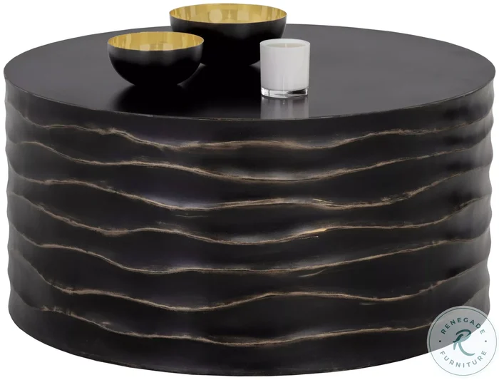 Maddox Black Large Coffee Table