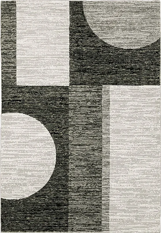 Mandla Charcoal 5’3 x 7’6 Rug