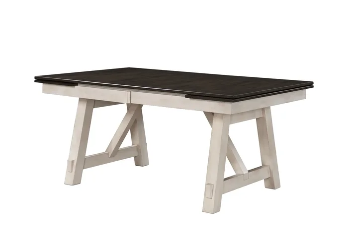 Maribelle Chalk Warm Grey Dining Table