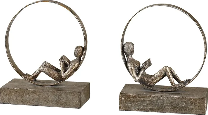 Mckibben Silver Bookend