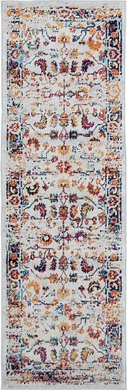 Mulmeda Orange 2’6 x 10’3 Runner Rug