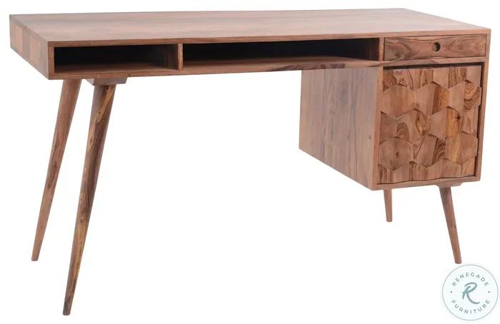 O2 Caramel Brown Desk