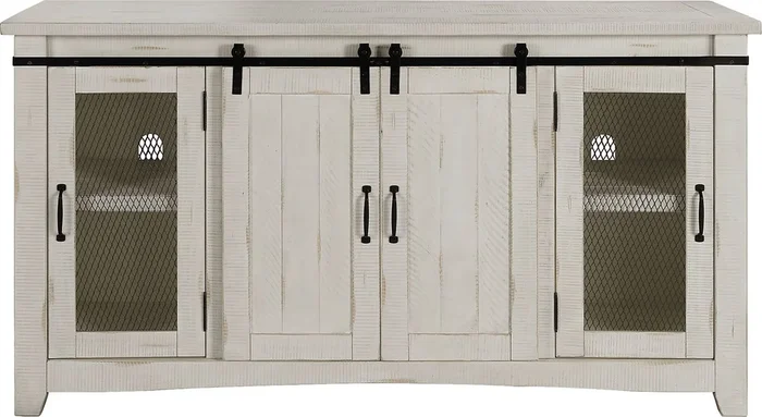 Odessa Crossing White 65 in. Console