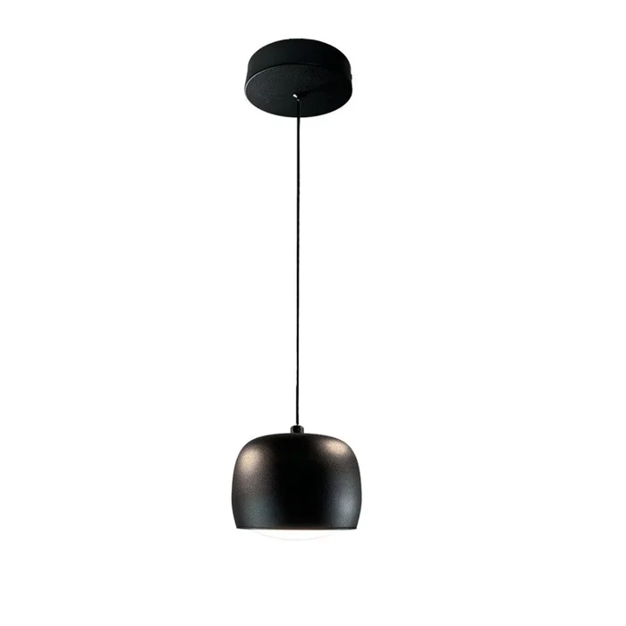 Onyx Collection Integrated LED Pendant – Black|Luminaire suspendu de la collection Onyx avec lampe à DEL intégrée – noir