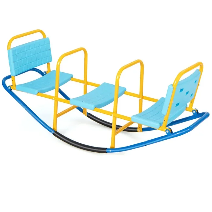 Outdoor Kids Seesaw Swivel Teeter for 3 to 8 Years Old