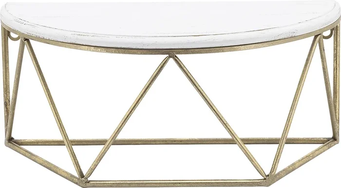 Renezet Gold Wall Shelf