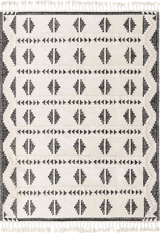 Rosea Black 9′ x 12′ Rug