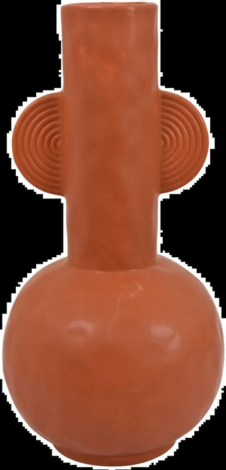 Rust Red 11.75 Inch Vase