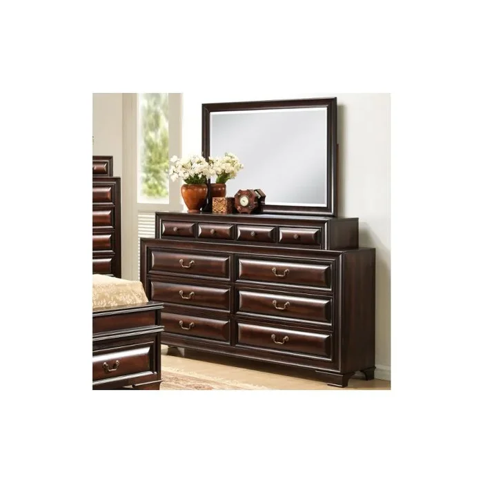 Sarina-vo-m Global Furniture Sarina – Varnish Oak Mirror – Varnish Oak