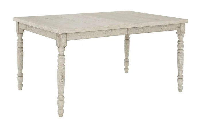 Savannah Court Dining Table (Antique White)